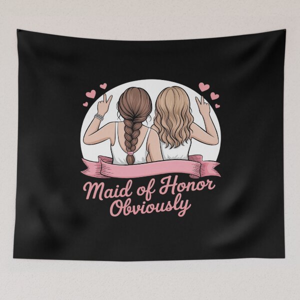 Item preview, Maid of Honor Obviously Wedding Party Bridesmaid designed and sold by Voidbinder.