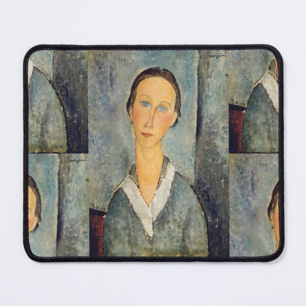 Item preview, Girl in a Sailors Blouse by Amedeo Modigliani: École de Paris Portrait Print designed and sold by artofuniverse.
