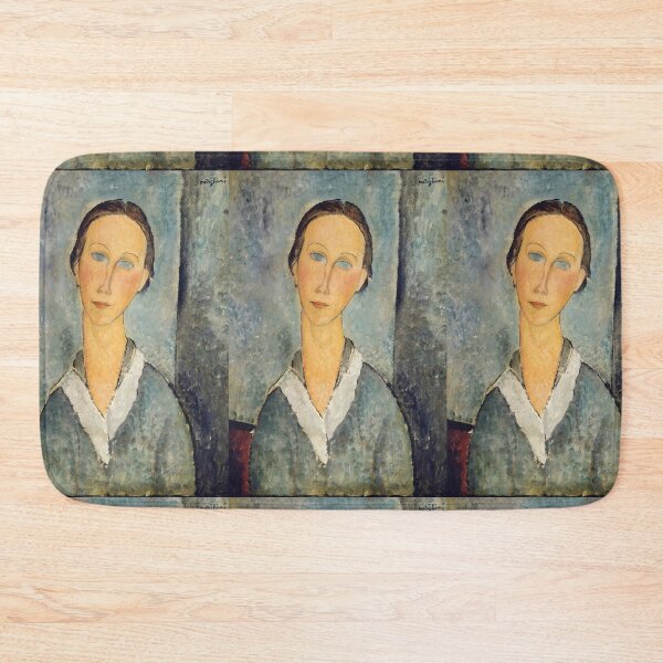Item preview, Girl in a Sailors Blouse by Amedeo Modigliani: École de Paris Portrait Print designed and sold by artofuniverse.