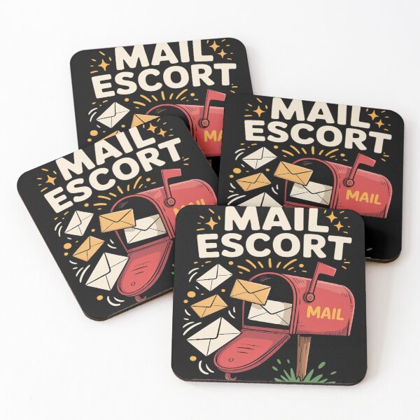Item preview, Mail Escort - Mailman Humor designed and sold by Voidbinder.