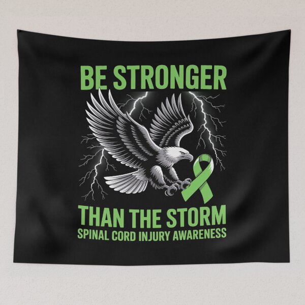 Item preview, Be Stronger Than The Storm Spinal Cord Injury designed and sold by Moxizz.