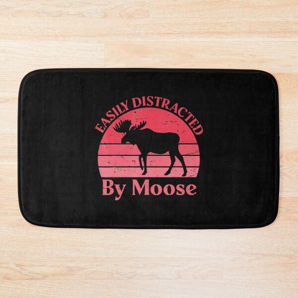 Item preview, Easily Distracted By Moose Vintage Funny Moose designed and sold by RylynKaub86.