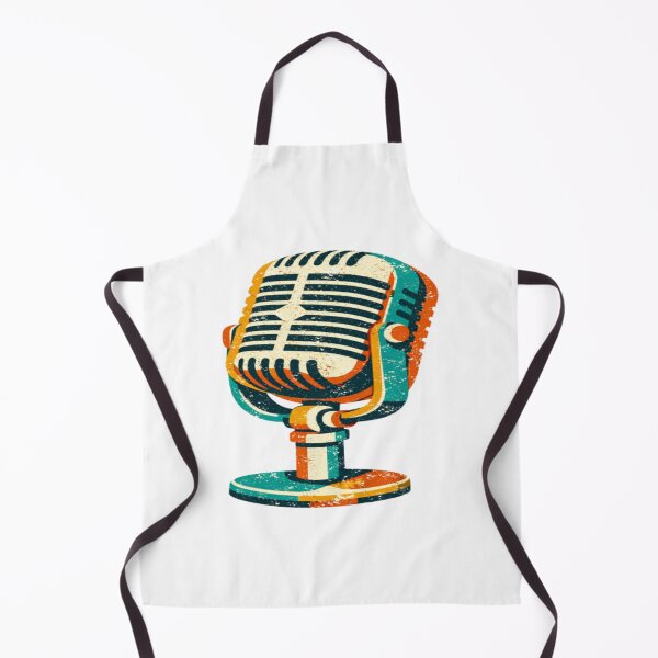 Item preview, Retro Vintage Microphone Layered Colors Music Graphic designed and sold by RockiGo45.