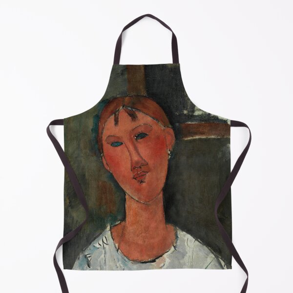 Item preview, Girl in a White Blouse by Amedeo Modigliani: Modernist Portrait Poster designed and sold by artofuniverse.