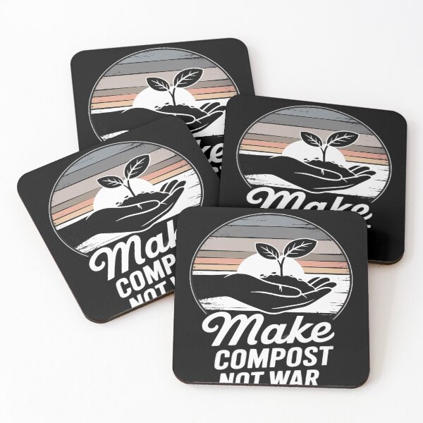 Item preview, Make Compost Not War Eco Statement designed and sold by Voidbinder.