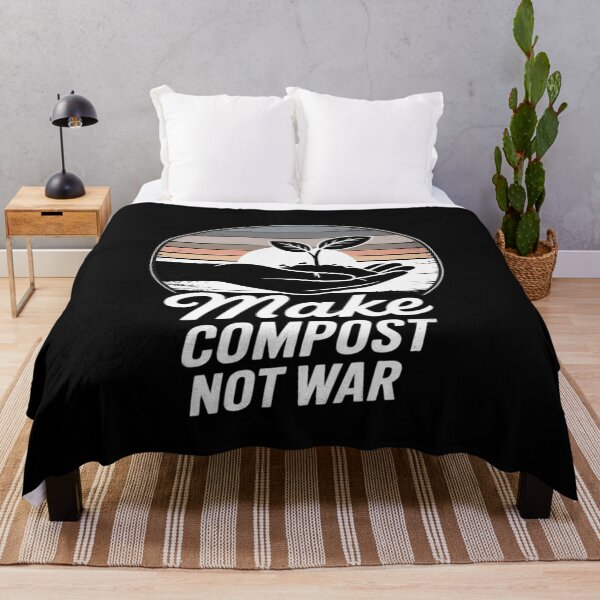 Item preview, Make Compost Not War Eco Statement designed and sold by Voidbinder.