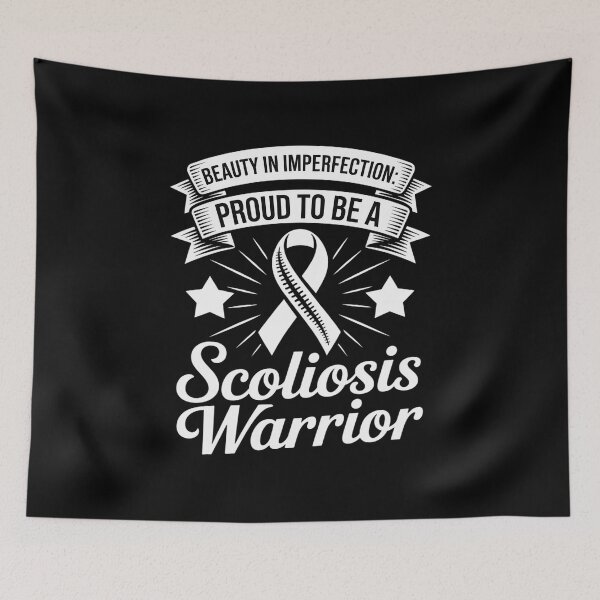 Item preview, Beauty In Imperfection, Funny Scoliosis Awareness Warrior designed and sold by Moxizz.