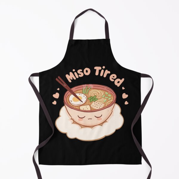 Item preview, Miso Tired – Cute Kawaii Ramen Bowl for Food & Anime Lovers designed and sold by Tomasz Siennicki.
