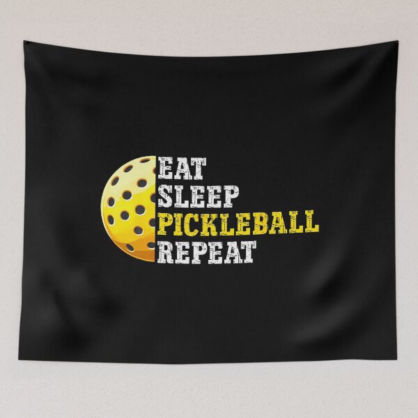 Item preview, Eat Sleep Pickleball Repeat Funny Pickleball For Men designed and sold by RylynKaub86.