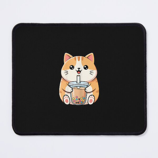 Item preview, Boba Cat – Cute Kawaii Drink Lover designed and sold by SWEET-TINAPAY.