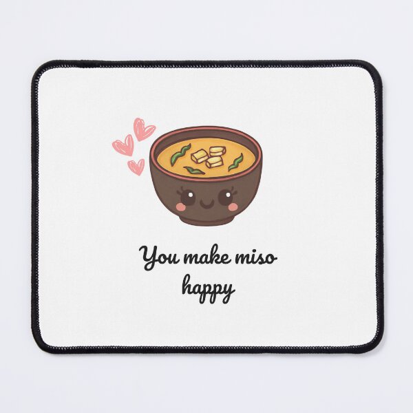 Item preview, You make miso happy - Sweet Miso Valentine's Day Design designed and sold by SparkLuxe.