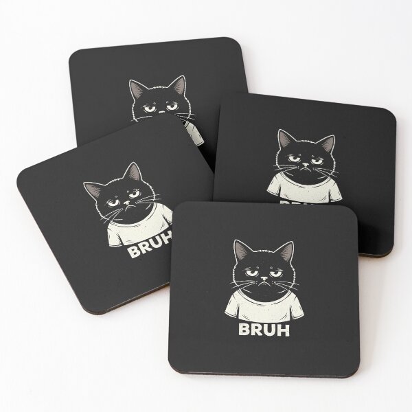 Item preview, Bruh Cat Face – Relatable Cat Meme designed and sold by SWEET-TINAPAY.