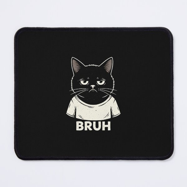 Item preview, Bruh Cat Face – Relatable Cat Meme designed and sold by SWEET-TINAPAY.
