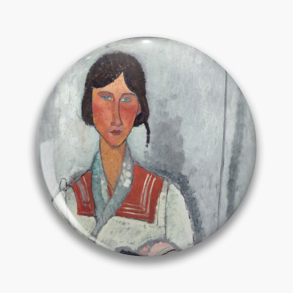 Item preview, Gypsy Woman With Baby by Amedeo Modigliani: Modernist Portrait Poster designed and sold by artofuniverse.