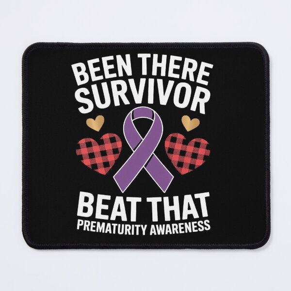 Item preview, Been There Survivor Beat That Prematurity Awareness Ribbon designed and sold by Moxizz.