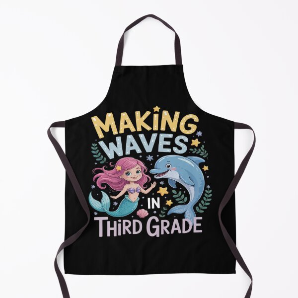 Item preview, Making Waves in 3rd Grade Back to School Mermaid Tail designed and sold by Voidbinder.