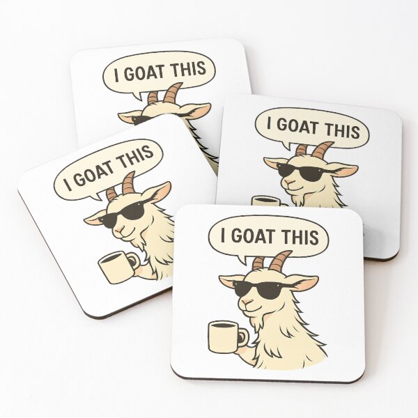 Item preview, Confident Goat Meme – Goat Lover Humor Design 2 designed and sold by My Cool Store.