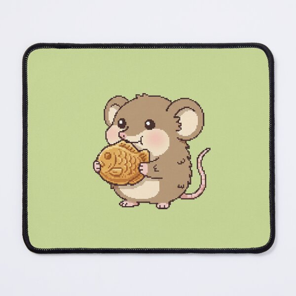 Item preview, Another day in the pixel world for the adorable elephant shrew enjoying fish-shaped pancakes! designed and sold by Virtual-Studio-Geebaki.