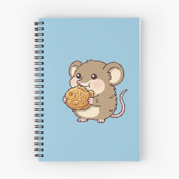 Item preview, Another day in the pixel world for the adorable elephant shrew enjoying fish-shaped pancakes! designed and sold by Virtual-Studio-Geebaki.