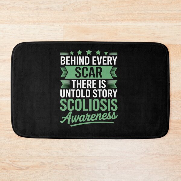 Item preview, Behind every scar scoliosis consciousness designed and sold by Moxizz.