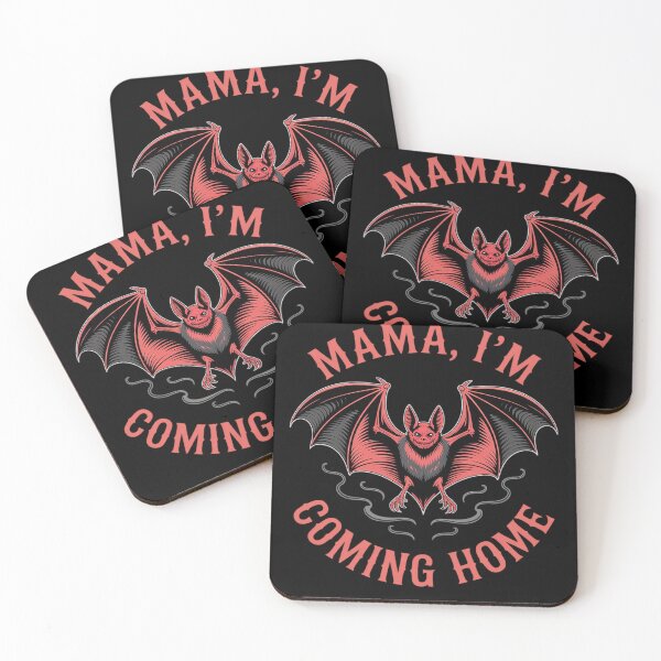 Item preview, Mama I’m Coming Home Bat Halloween designed and sold by Voidbinder.