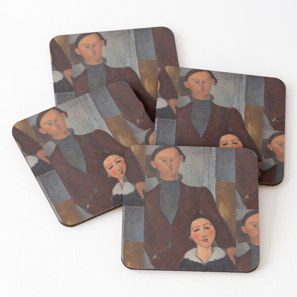 Item preview, Jacques and Berthe Lipchitz by Amedeo Modigliani: Modernist Portrait Poster designed and sold by artofuniverse.