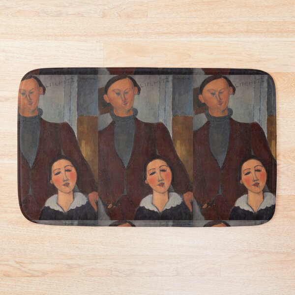 Item preview, Jacques and Berthe Lipchitz by Amedeo Modigliani: Modernist Portrait Poster designed and sold by artofuniverse.