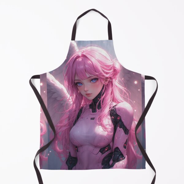 Item preview, Angelic anime robot girl designed and sold by ArtsJulian.