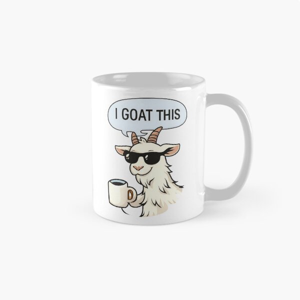 Item preview, Confident Goat Meme – Goat Lover Humor Design 1 designed and sold by My Cool Store.