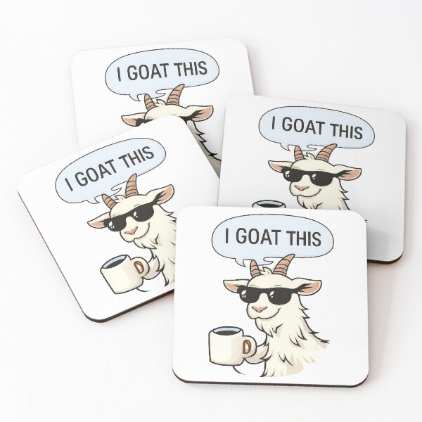 Item preview, Confident Goat Meme – Goat Lover Humor Design 1 designed and sold by My Cool Store.