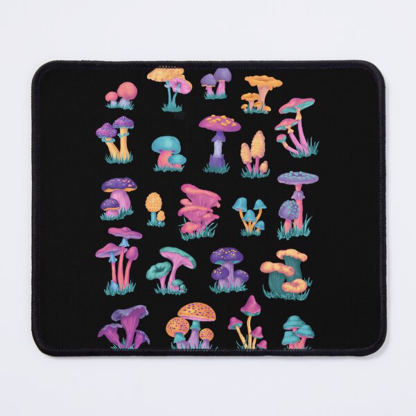 Item preview, Colorful Vintage Mushroom Chart designed and sold by shapbeglyl.