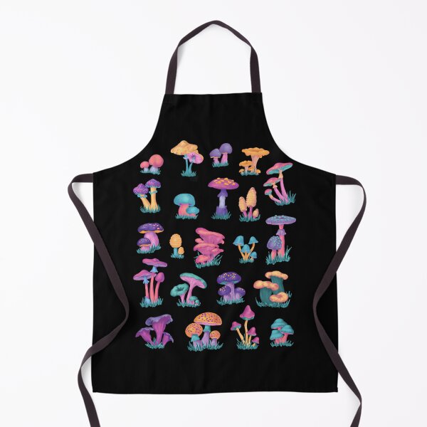Item preview, Colorful Vintage Mushroom Chart designed and sold by shapbeglyl.