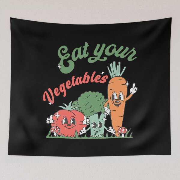 Item preview, Eat Your Veggies Farmers Retro Market Vegetable Toddler designed and sold by huftyfnruppe.