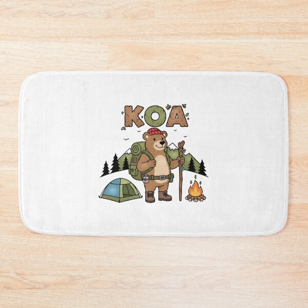 Item preview, KOA Camping Gift for Outdoor Lovers USA designed and sold by Gilded Dreams.