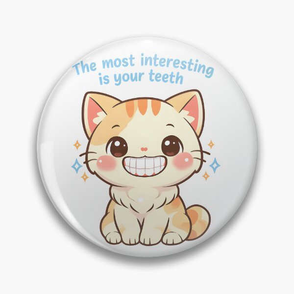 Artikelvorschau, Das Interessanteste sind deine Zähne – Kawaii-Tierzahnmedizin für Katzen entworfen und verkauft von Bettybee00.