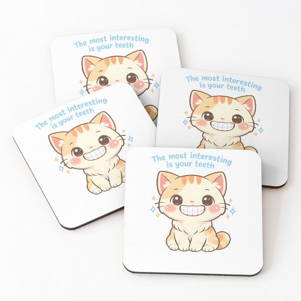 Item preview, The Most Interesting Is Your Teeth – Kawaii Veterinary Dentistry Cat designed and sold by Bettybee00.
