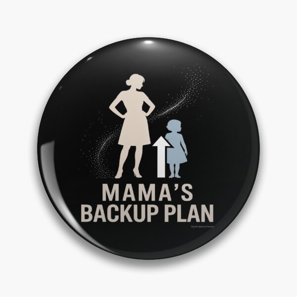 Item preview, Mama’s Backup Plan Dad Life Silhouette Graphic designed and sold by Voidbinder.