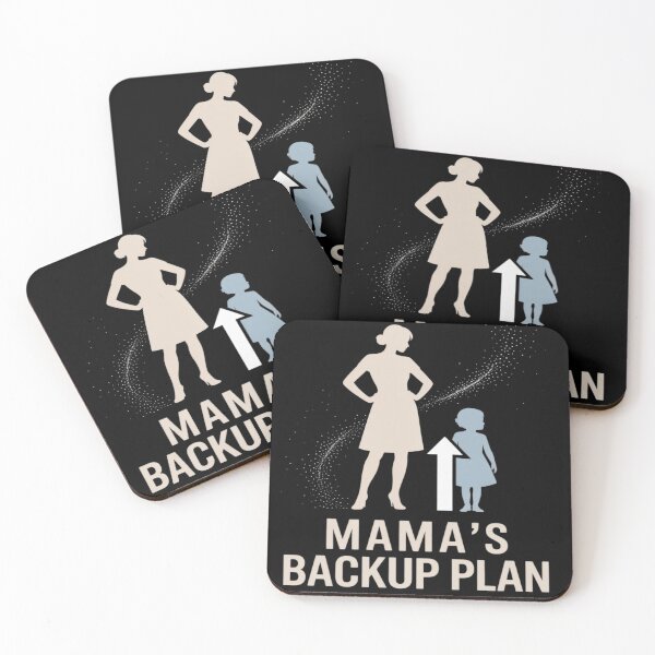 Item preview, Mama’s Backup Plan Dad Life Silhouette Graphic designed and sold by Voidbinder.
