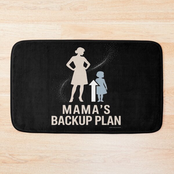 Item preview, Mama’s Backup Plan Dad Life Silhouette Graphic designed and sold by Voidbinder.