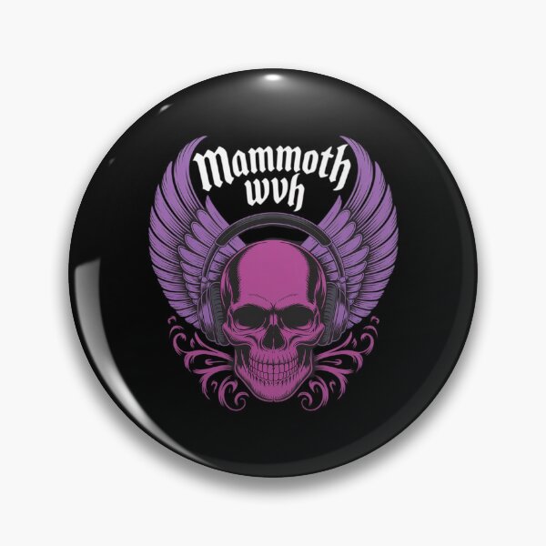 Item preview, Mammoth Music WVH Vintage Design Skull designed and sold by Voidbinder.