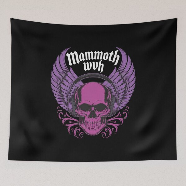 Item preview, Mammoth Music WVH Vintage Design Skull designed and sold by Voidbinder.