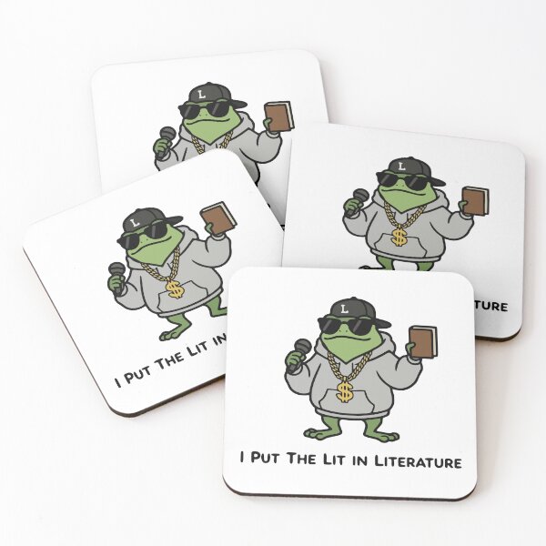 Item preview, Cool Hip Hop Rapper Frog Book Lover English Teacher designed and sold by Floomart.
