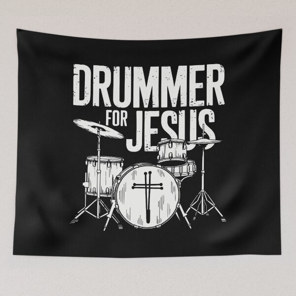 Item preview, Drummer For Jesus Drums Percussionist And Drummer Drumming designed and sold by RylynKaub86.