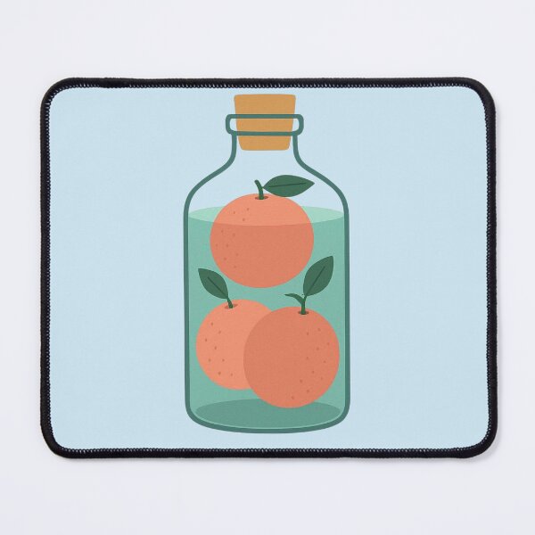 Item preview, Pink Grapefruit Bottle – Soft Blue Pastel Aesthetic designed and sold by Aloloco.
