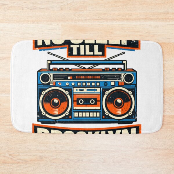 Item preview, No Sleep Till Brooklyn Vintage Boombox Retro Hip Hop designed and sold by RockiGo45.
