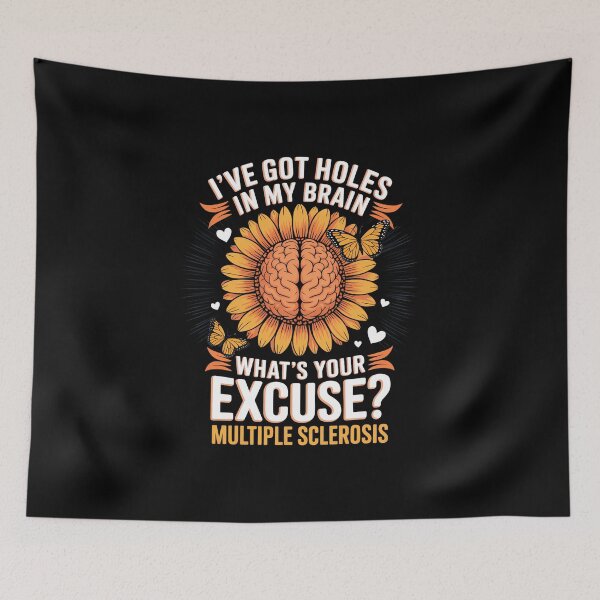 Item preview, Multiple Sclerosis Awareness MS I've Got Holes In My Brain designed and sold by IdunayaStore.