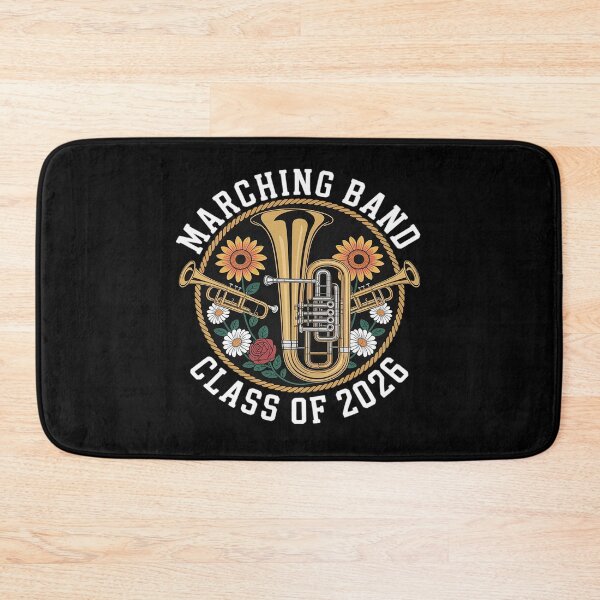 Item preview, Marching Band Senior Class 2026 Trumpet Floral designed and sold by Voidbinder.