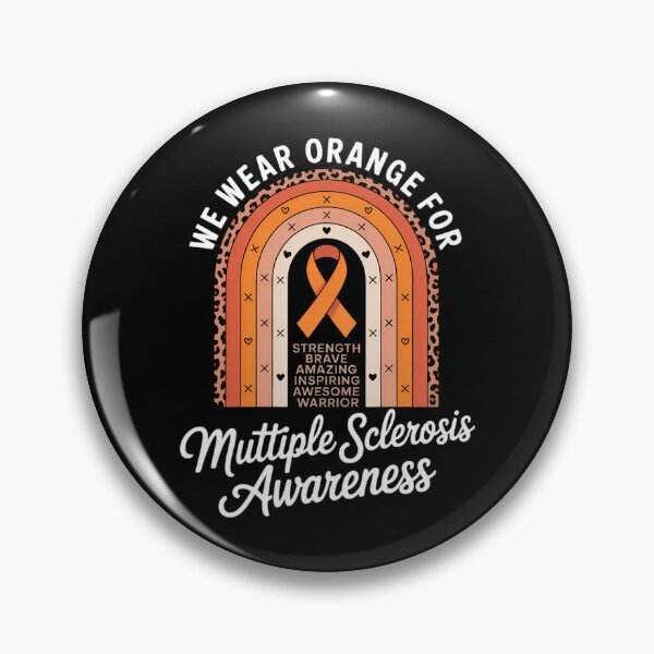 Item preview, Multiple Sclerosis Awareness We Wear Orange MS Rainbow designed and sold by IdunayaStore.
