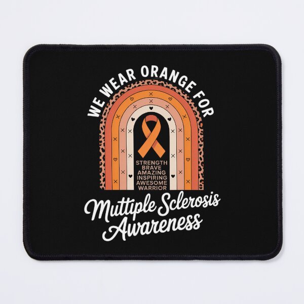 Item preview, Multiple Sclerosis Awareness We Wear Orange MS Rainbow designed and sold by IdunayaStore.