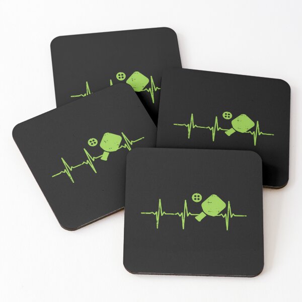Item preview, Pickleball Heartbeat Funny Pickle Ball Sports designed and sold by RylynKaub86.